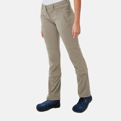 Zip trekking trousers ladies