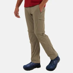 Zip trekking trousers men